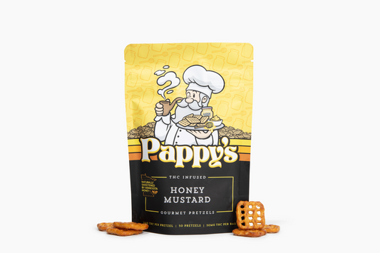 Pappy's Honey Mustard Pretzels 50mg THC