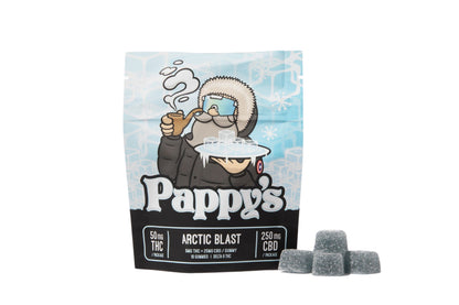 Pappy's Arctic Blast Gummies 50mg THC + 250mg CBD